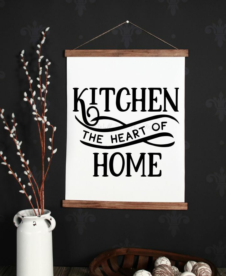 Wood and Canvas Wall Hangings for Home Decor